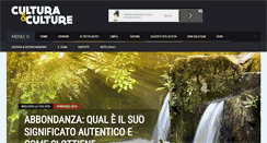 Desktop Screenshot of culturaeculture.it