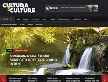 Tablet Screenshot of culturaeculture.it